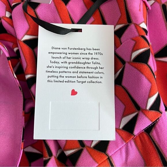 Diane Von Furstenberg Target 90's Style Shift Dress Size 6 NWT! - Picture 9 of 10